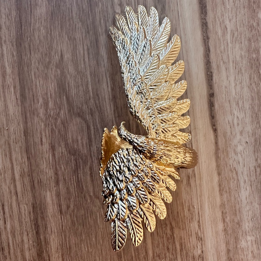 ZARA Gold Bird Cuff Bracelet